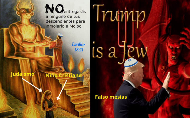 Miniatura de Donal Trump es un Judio | Rabinos lo identifican como un "Gilgul", el que asiste a Israel